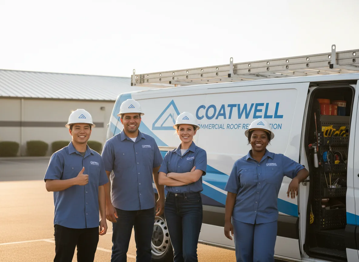 Commercial roof coating company in Fannin, TX